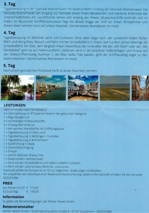 Reiseinfos zur Mehrtagesfahrt 2024