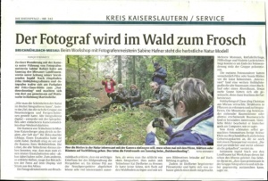 Wanderung mit dem Fotoapparat und Sabine Hafner